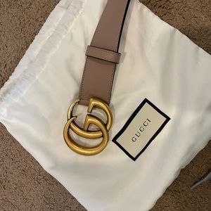 LIKE NEW Gucci GG Marmont Wide belt - Size 75